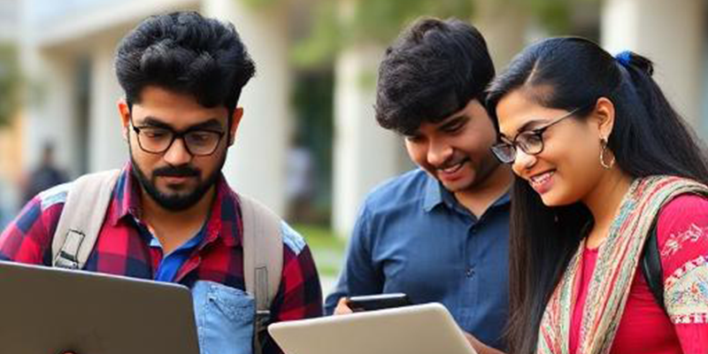 Students using RESET